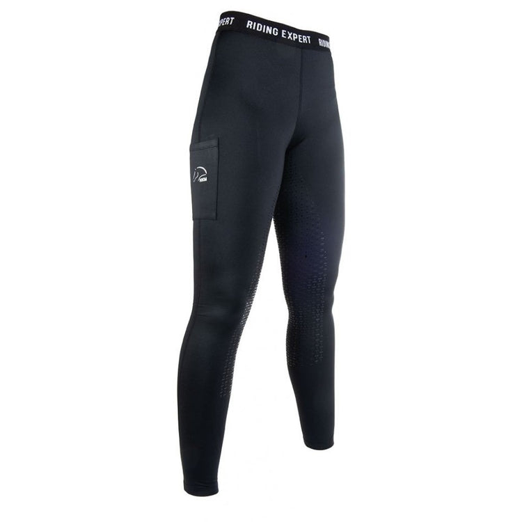 Riding Leggings Graz Style Silicone Full Seat - stunning riding tights with high waist for an extra comfortable fit and great look.