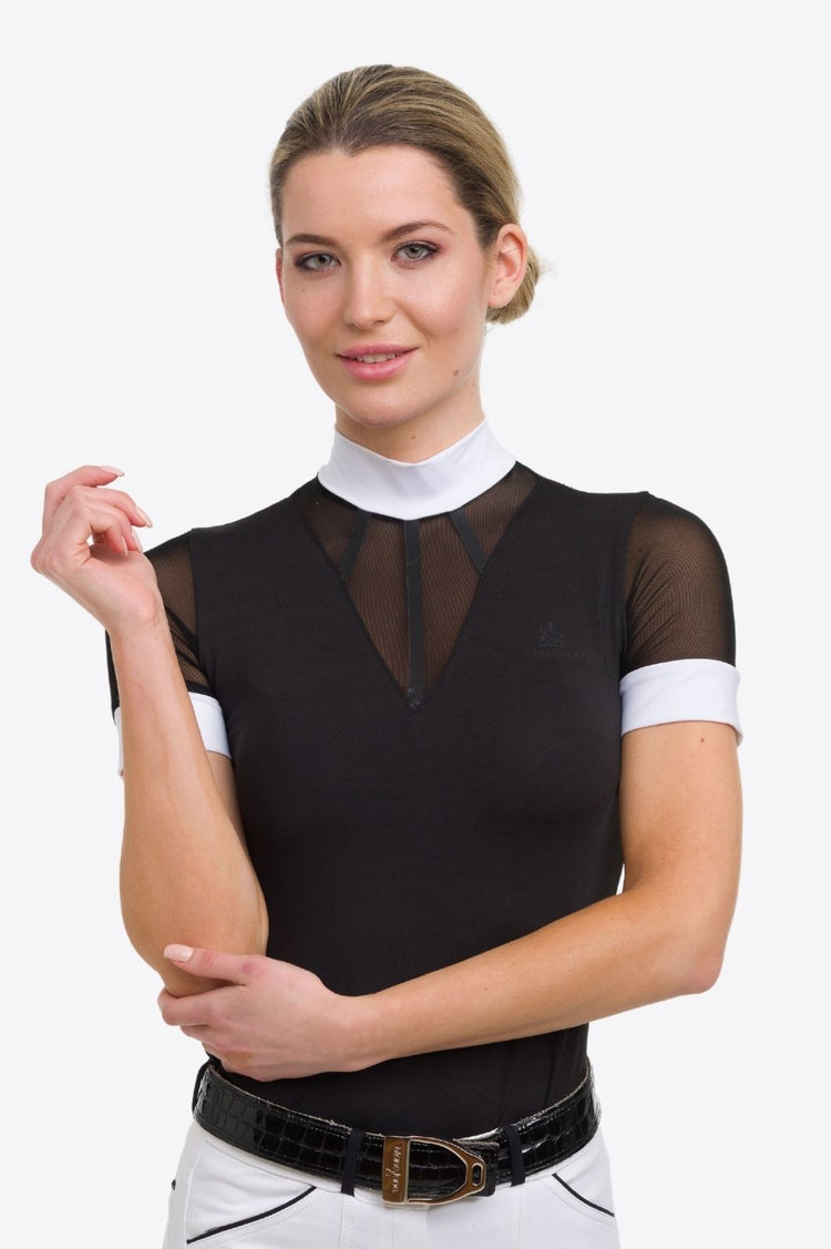 Ladies Show Shirt mesh black