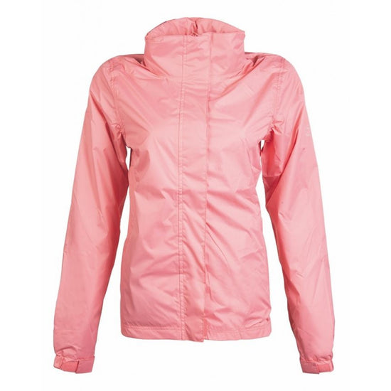 Ladies pink rain jacket