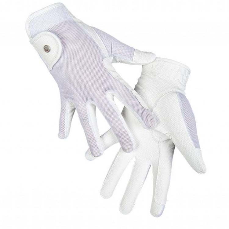 white riding gloves for summer