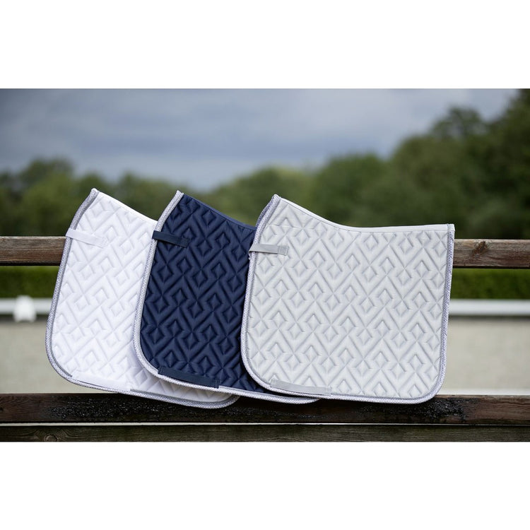 dark navy white or grey saddle pad for competitions