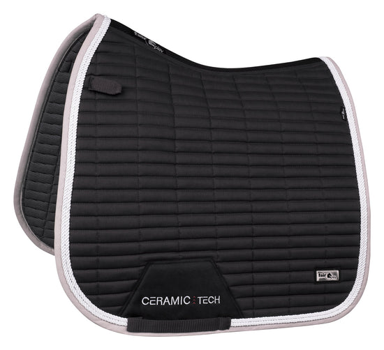 Fair Play Saddle Pad Quartz Ceramic Dressage Black