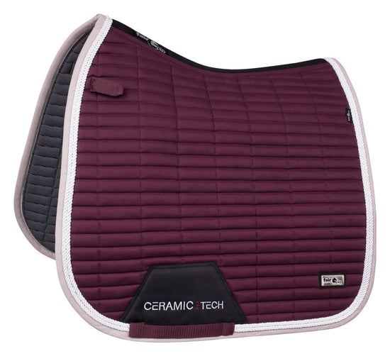 Fair Play Saddle Pad Quartz Ceramic Dressage Plum