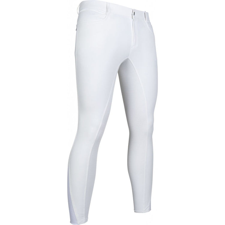white breeches for male riders with front pockets