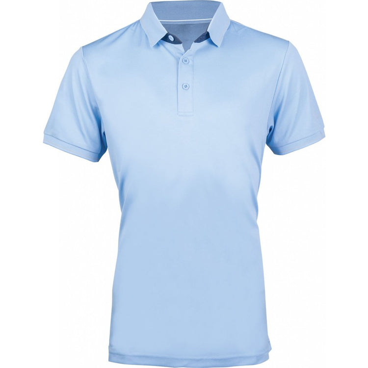 Light blue polo shirt