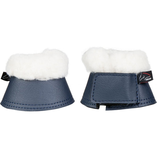 Deep Blue overreach boots with fur