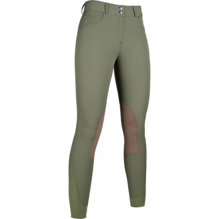 smokey green breeches with knee patch