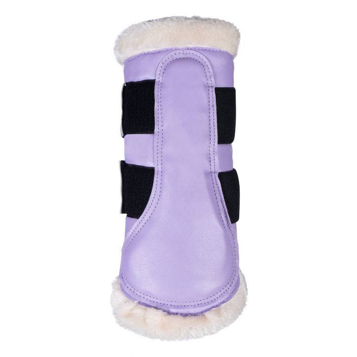 lavender brushing boots