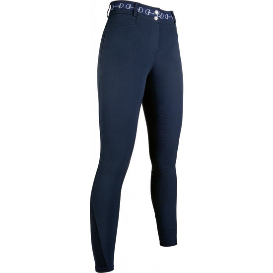 HKM Riding Breeches Jeggings Flower Crystal 3/4 Alos - The