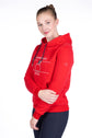Hoodie Equine Sports Style Red