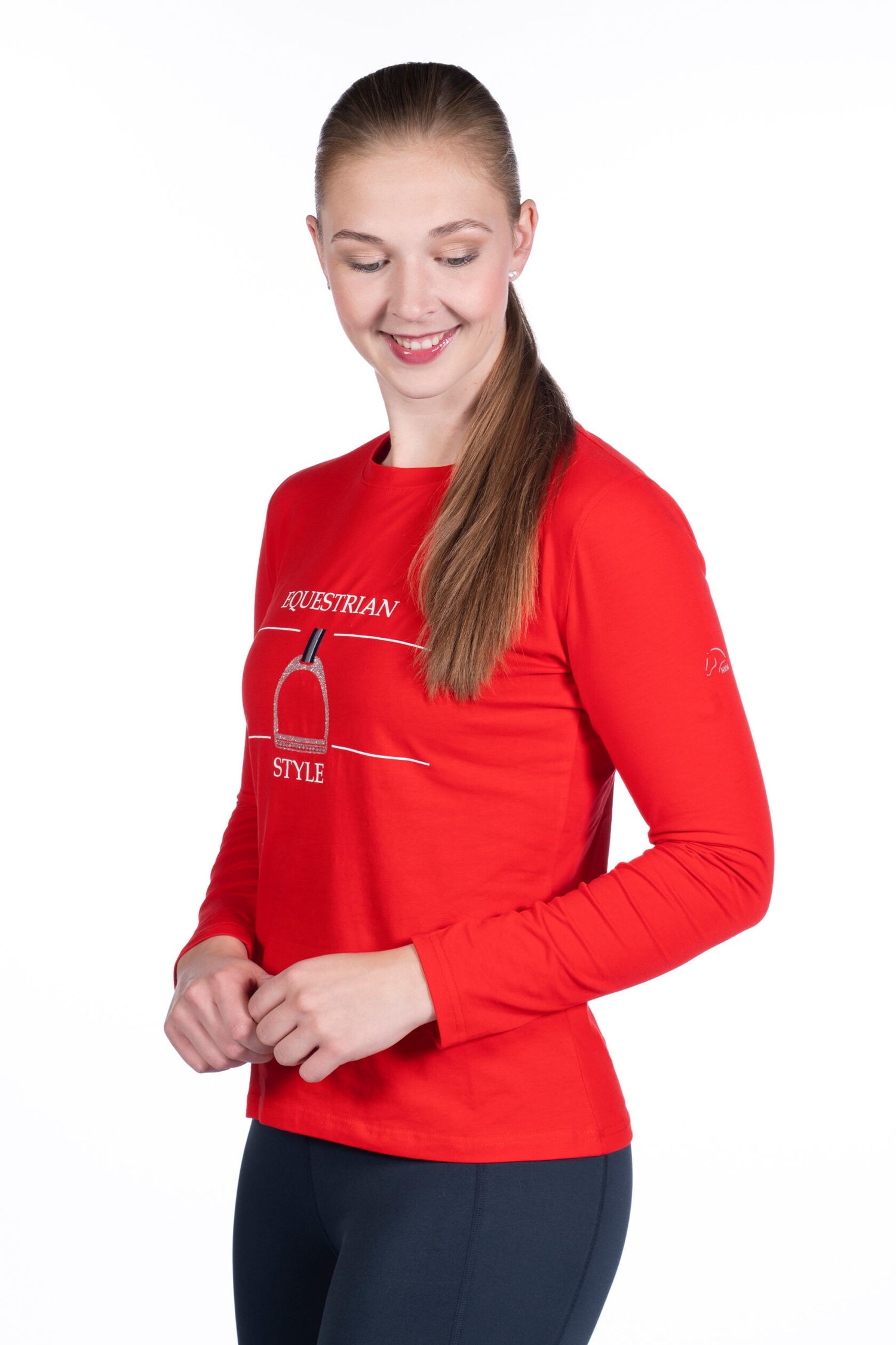 HKM Equine Sports Style Longsleeve Red