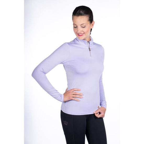 Purple equestrian riding shirt