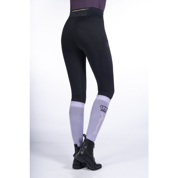 Women´s Riding leggings -Lavender Bay- silicone knee patch – EquiZone Online