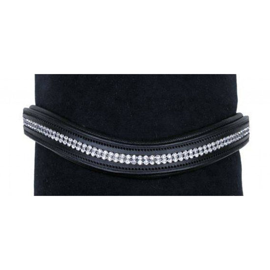 Browband for bridles with crystals