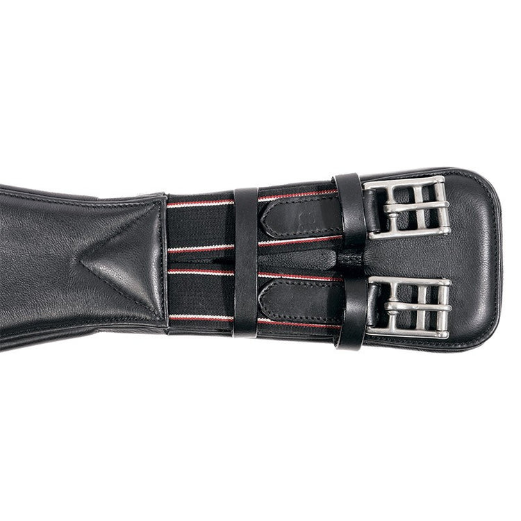 Leather Dressage Girth with Elastic