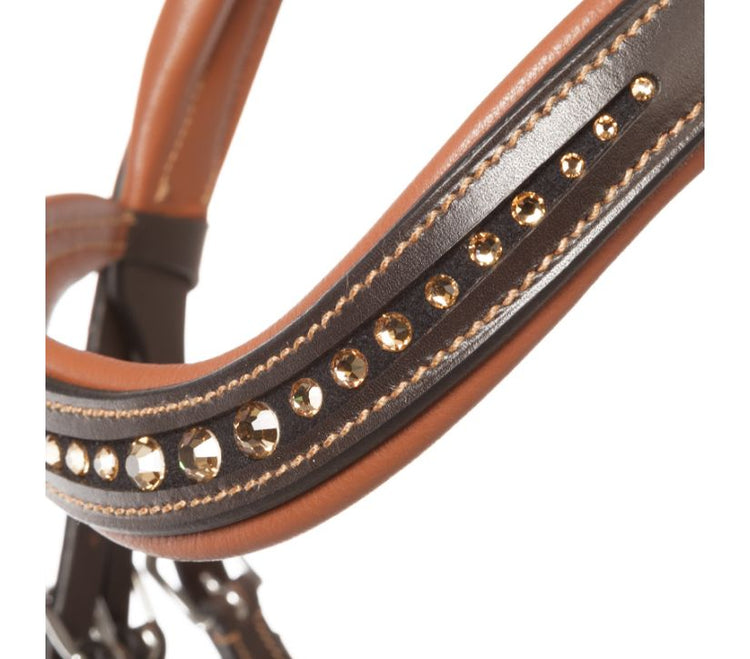 Bridle with Anatomically shaped headpiece