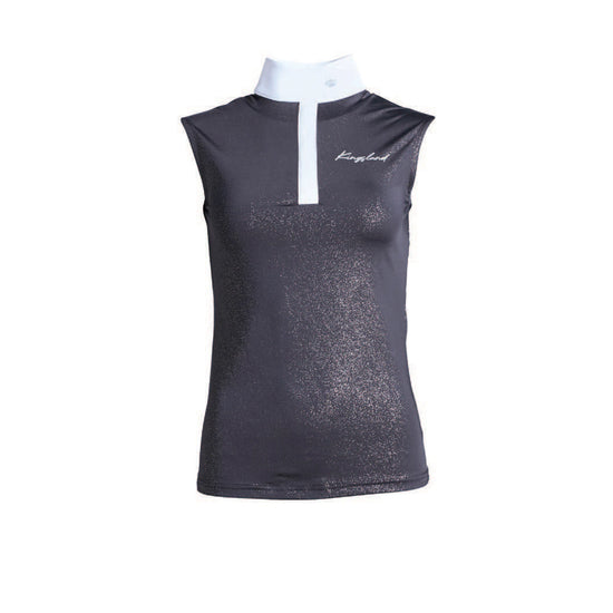 Sleeveless show jumping competition shirt