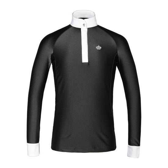 Long sleeve show shirt dark color