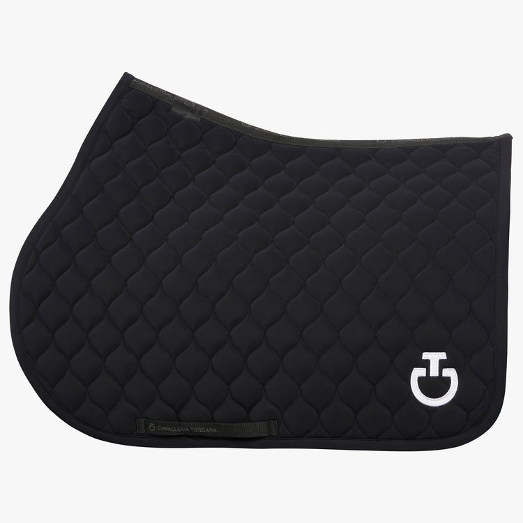 CT circular quilted saddle pad black
