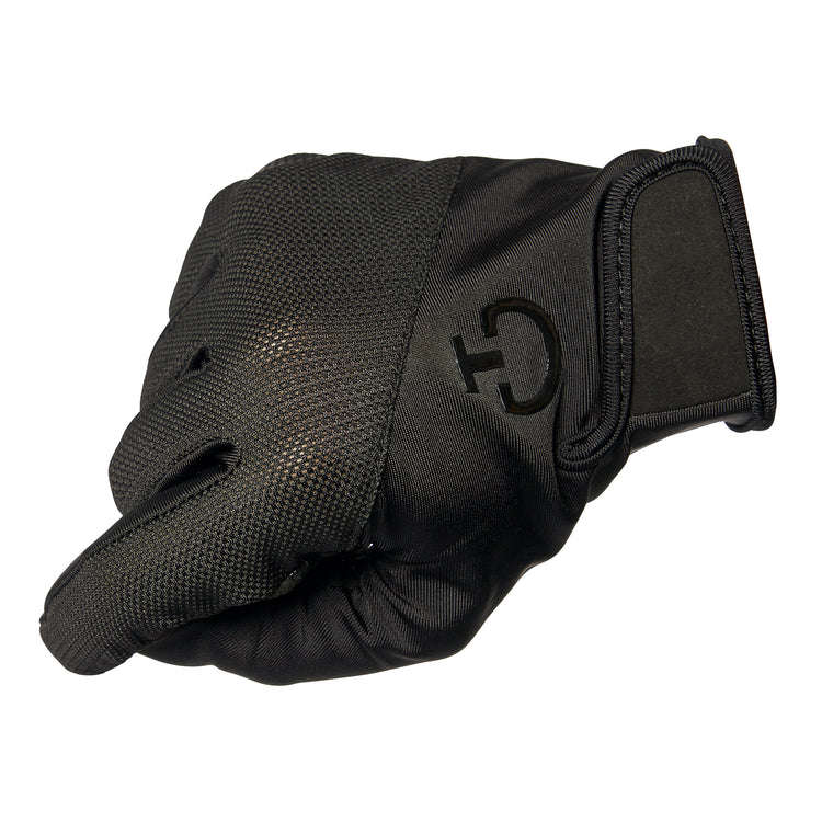 Mesh horse riding gloves