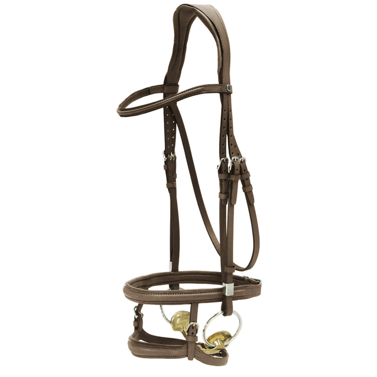 Double Noseband jumping bridle