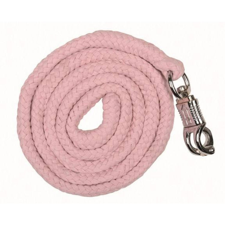 HKM pink lead rope with a panic hook