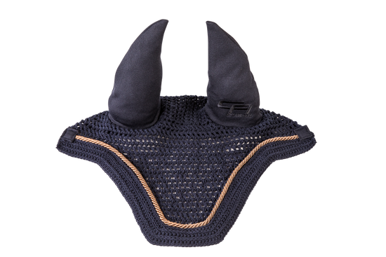 Navy ear bonnet