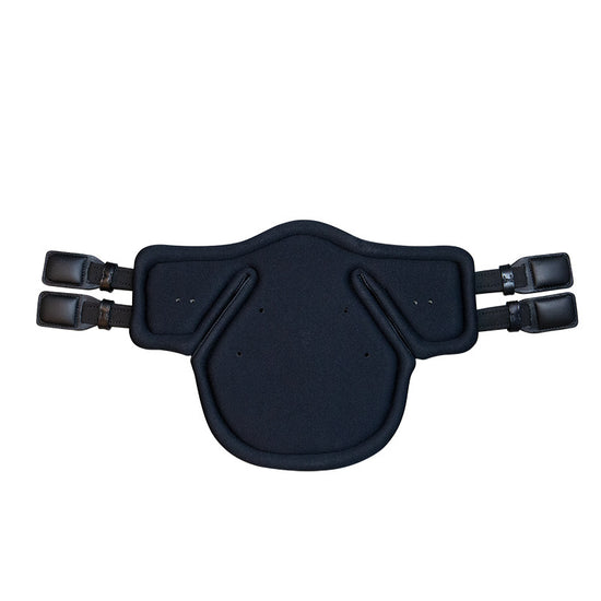 Leather girth without elastic ends