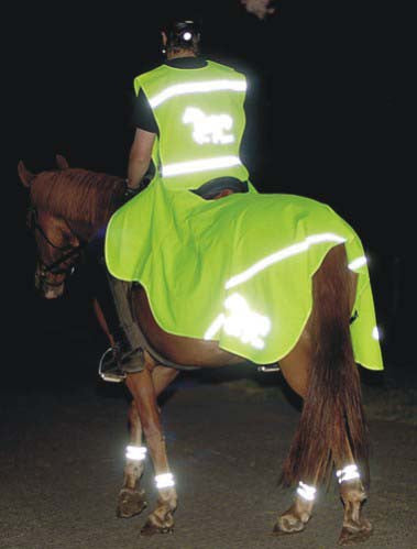 Reflective Safety Rug for horse riding