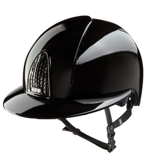 Shiny Black helmet with large visor