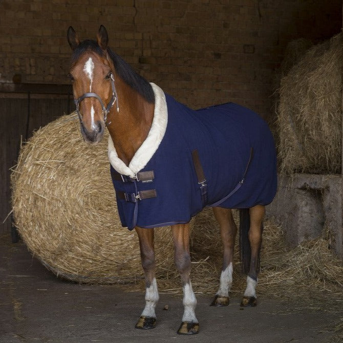 Cooler Rug with sheepskin neck