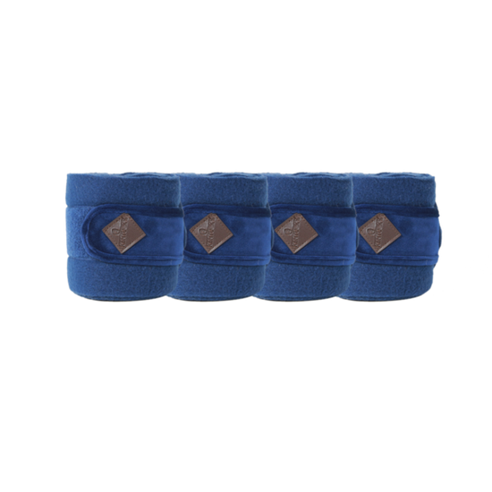 Kentucky Horsewear Velvet Pearls Bandages Navy