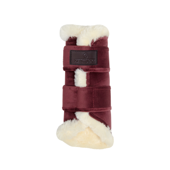 Burgundy 2025 brushing boots