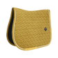 Mustard colored saddle blanket for horses