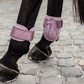 Pink hind boots for horses