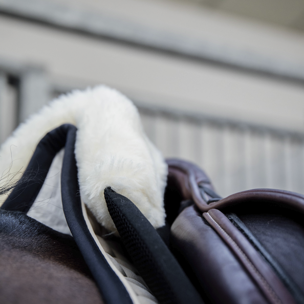 Kentucky Horsewear Half Pad Impact with sheepskin