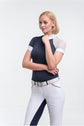 Lace navy blue riding shirt for ladies
