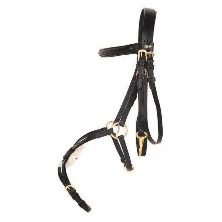 HKM Bridle Mexican Style with Padded Grackle Noseband