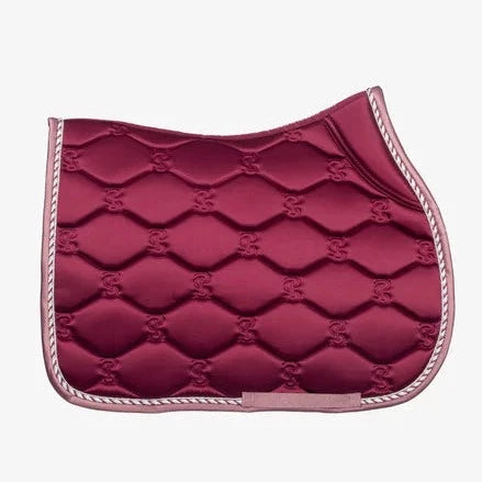 Jump Signature saddle pad wine