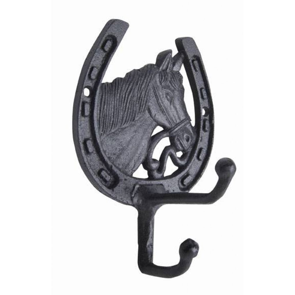 Cast Iron Bridle Hook with horse head