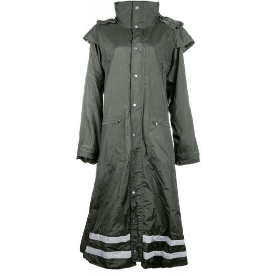 Long equestrian rain coat