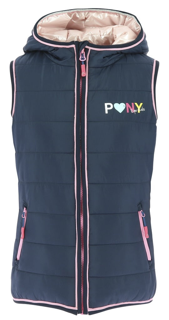 Navy jacket with PonyLove applique