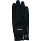 A Touch of Class Print Riding Gloves Black