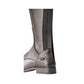 Leather riding boots with elastic
