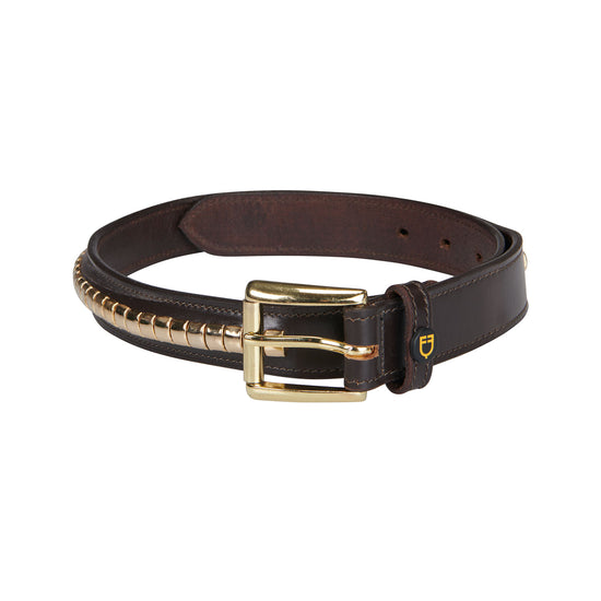 Clincher Belt Dark Brown/Gold