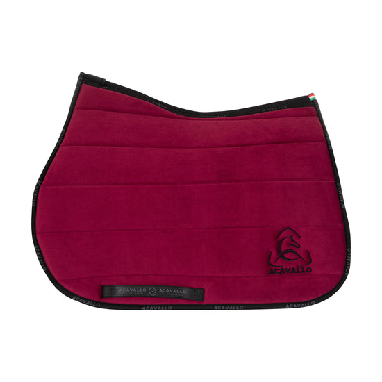 Acavallo burgundy saddle blanket