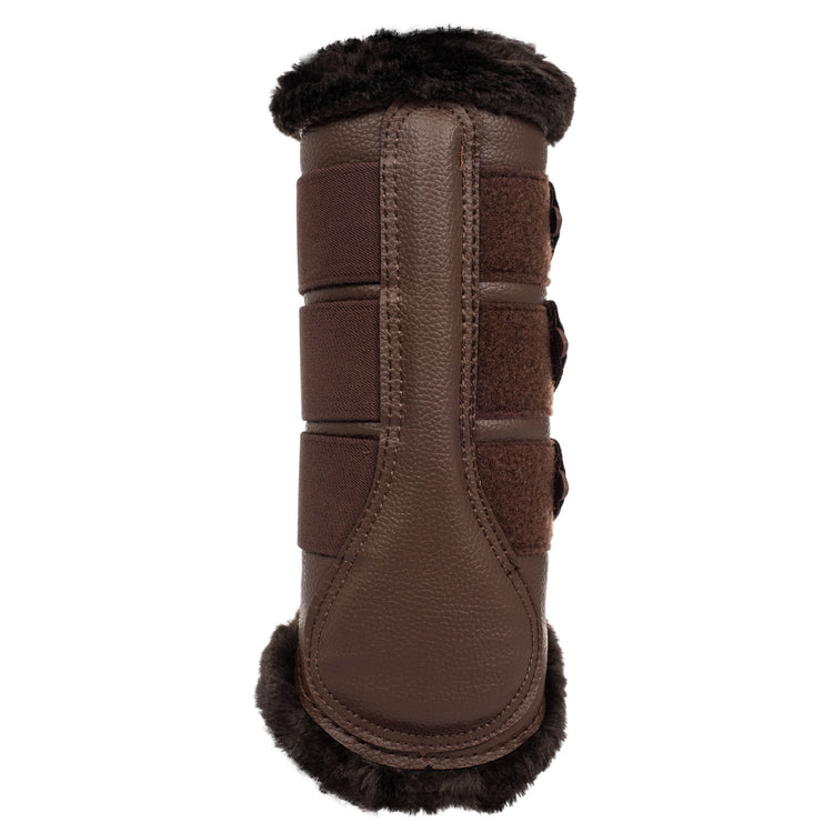 Sheepskin turnout boots for horses