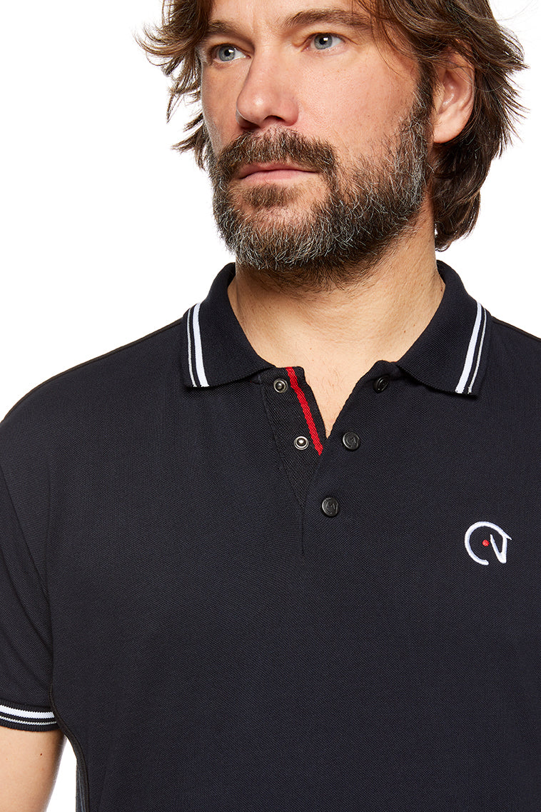 short sleeve polo for men riders