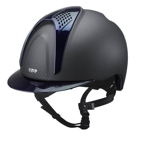 Carbon helmet for show jumping