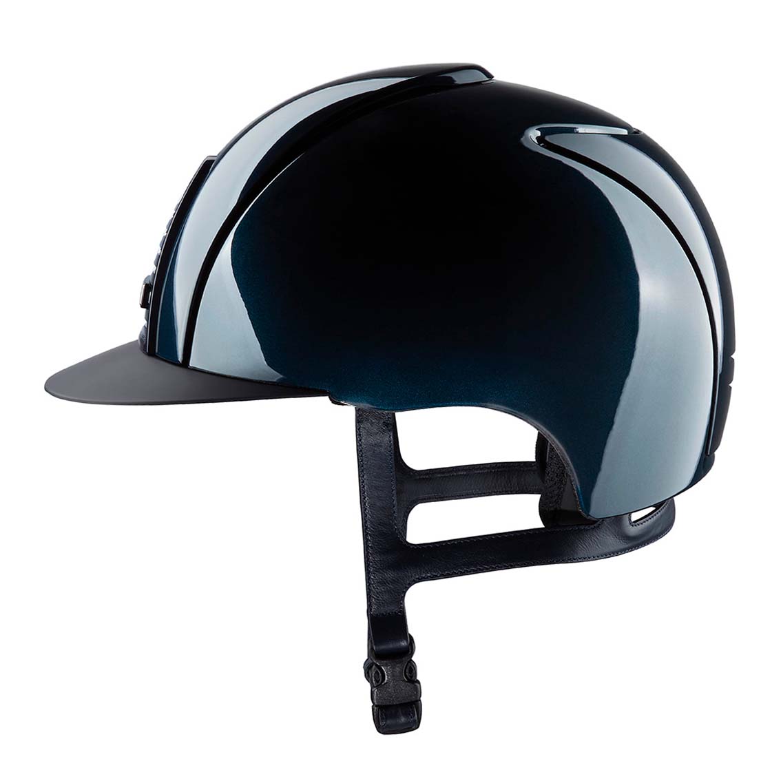 Kep riding helmet with removable peak
